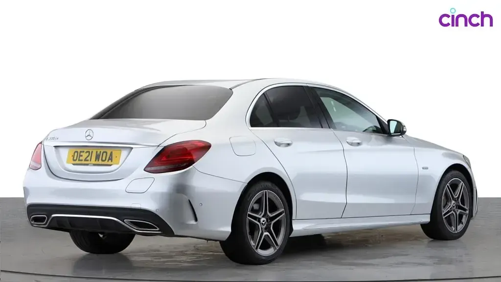 Used Mercedes C300 AMG line 2021 Silver Sedan