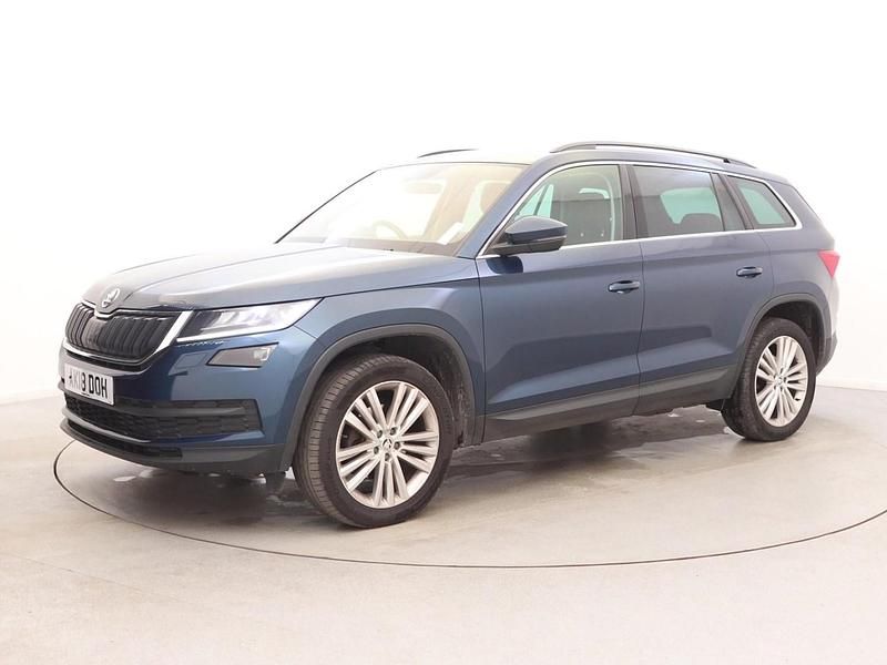 Used Skoda Kodiaq SE L 150 HP (110 kW) 2018 Blue SUV