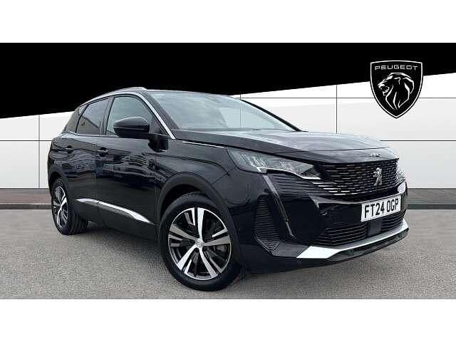 Black Used 2024 Peugeot 3008 Allure+ SUV | £19,608 (Good price) - Image 1/4