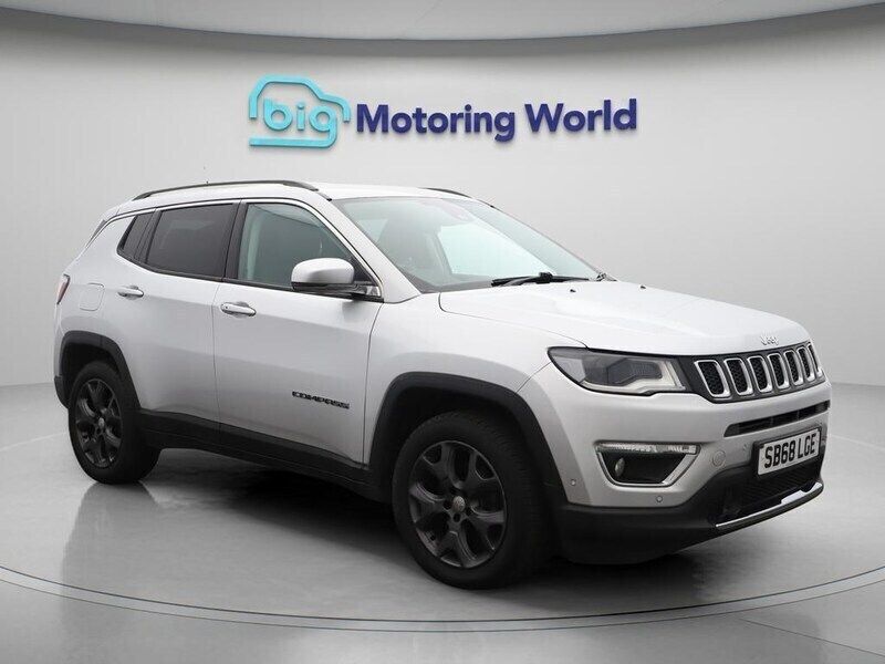Silver Used 2019 Jeep Compass Limited SUV | £11,200 (Fair price) - Image 1/4