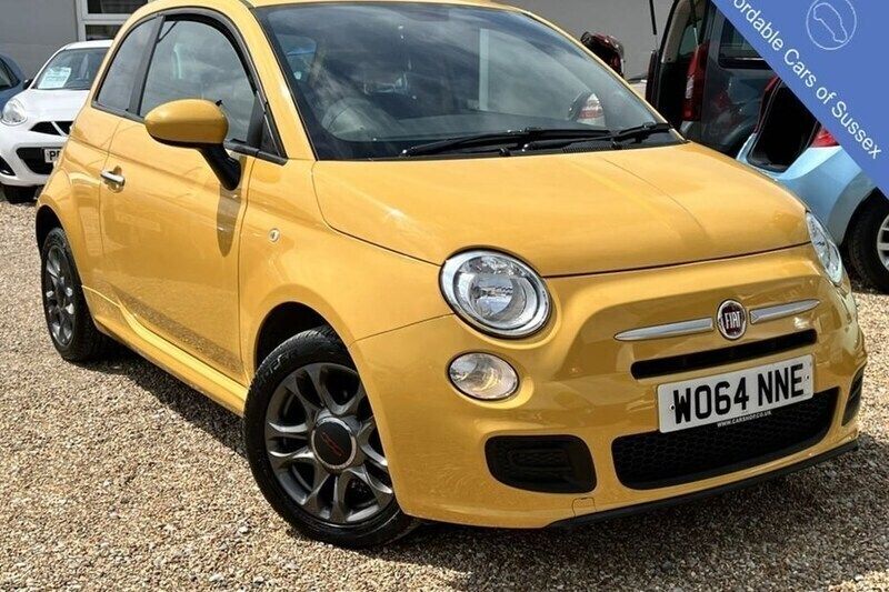 Yellow Used 2015 Fiat 500 S Hatchback | £5,495 (Fair price) - Image 1/1