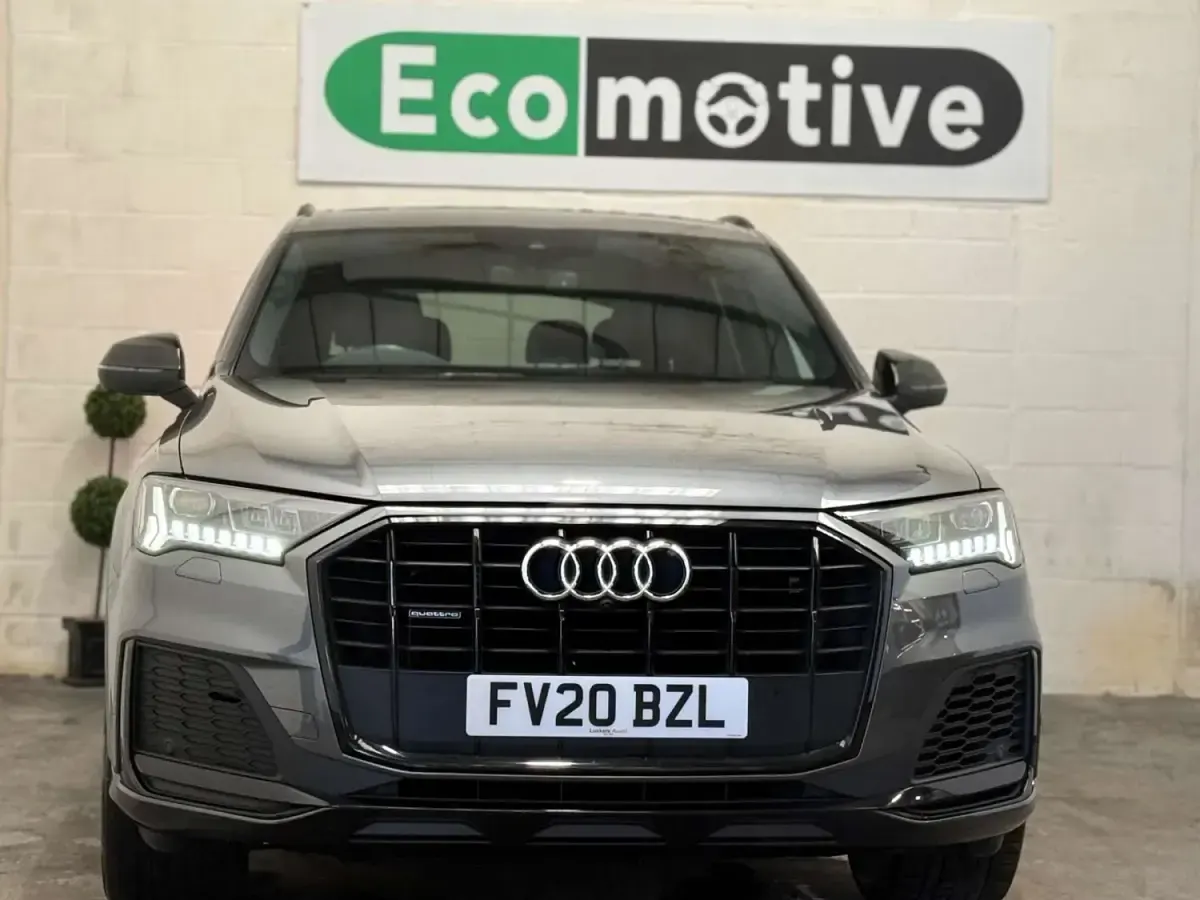 Begagnad Audi Q7 Black Edition 231 HK (169 kW) 2020 Grå SUV
