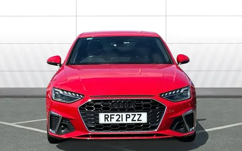 Used Audi A4 S-Line 136 HP (100 kW) 2021 Red Sedan
