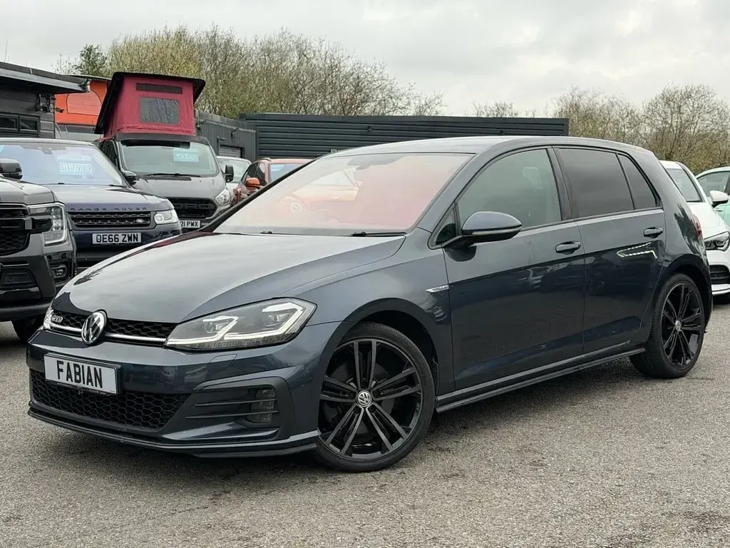 Used VW Golf VII GTD 184 HP (135 kW) 2018 Blue Hatchback