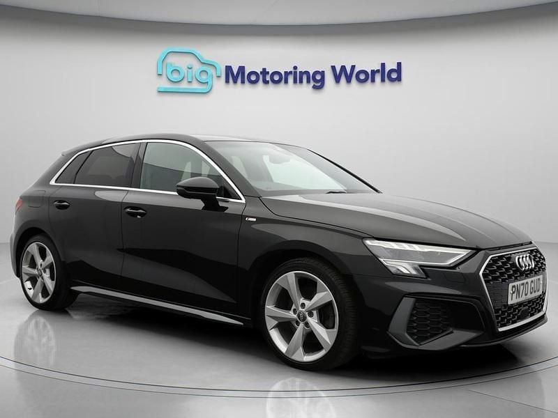 Black Used 2020 Audi A3 S-Line Hatchback | £16,600 (Fair price) - Image 1/4
