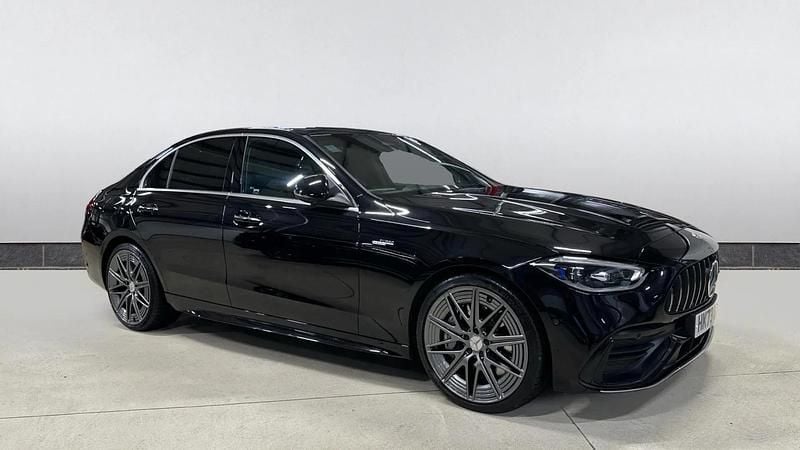 Black Used 2023 Mercedes C43 AMG Premium Plus Sedan | £42,777 (Good price) - Image 1/3