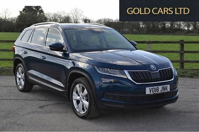 Used Skoda Kodiaq 150 HP (110 kW) 2018 Blue SUV