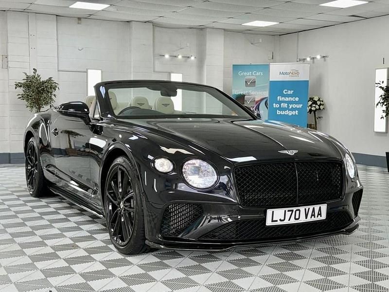 Used Bentley Continental GT Convertible 635 HP (467 kW) 2020 Black Cabriolet