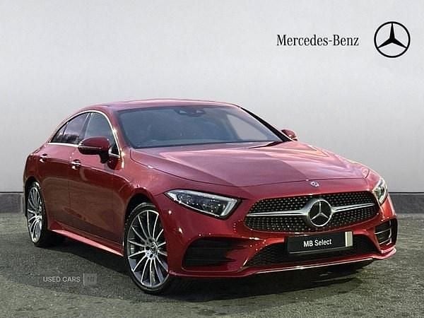 Red Used 2019 Mercedes CLS350 AMG Line Premium Plus Coupe | £22,795 (Fair price) - Image 1/4