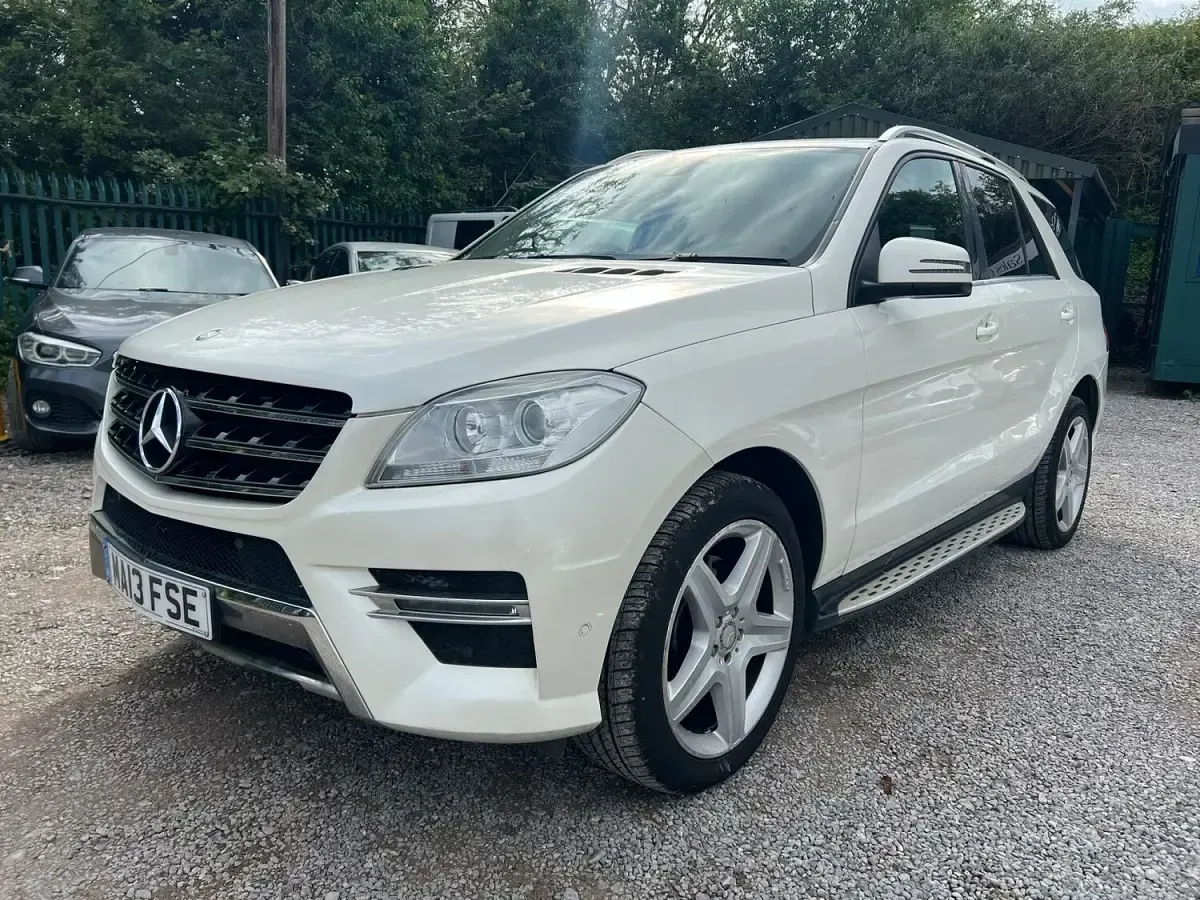 Used Mercedes ML250 AMG 200 HP (147 kW) 2013 White SUV