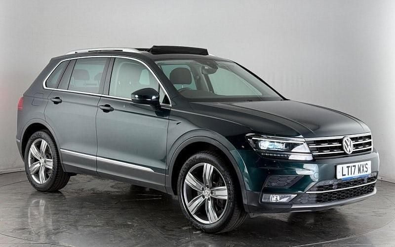 Green Used 2017 VW Tiguan SEL SUV | £15,750 (Good price) - Image 1/3