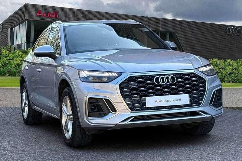 Silver Used 2022 Audi Q5 Sportback S-Line SUV | £29,944 (Super price) - Image 1/4