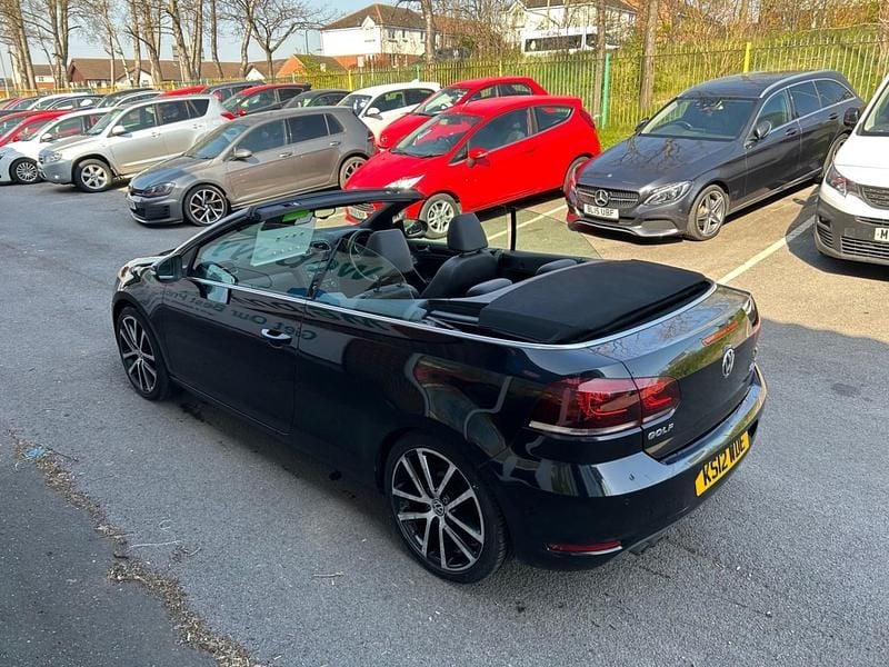 Used VW Golf Cabriolet GT 140 HP (102 kW) 2012 Black Cabriolet