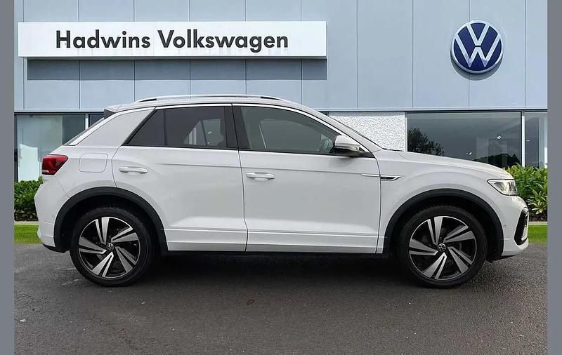Used VW T-Roc R-line 150 HP (110 kW) 2022 White SUV