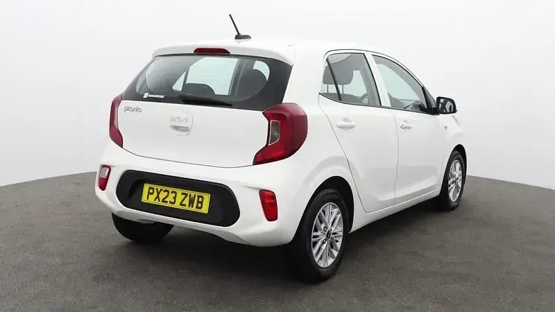 Begagnad Kia Picanto 66 HK (48 kW) 2023 Vit Halvkombi