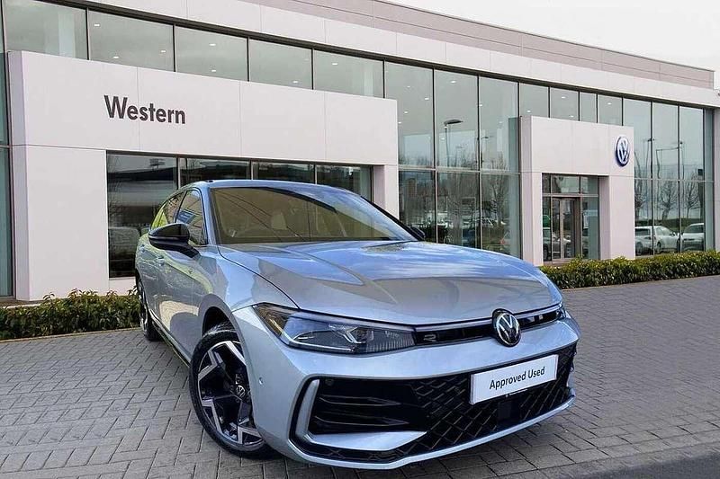Silver New 2025 VW Passat R-line Estate | £43,499 - Image 1/3