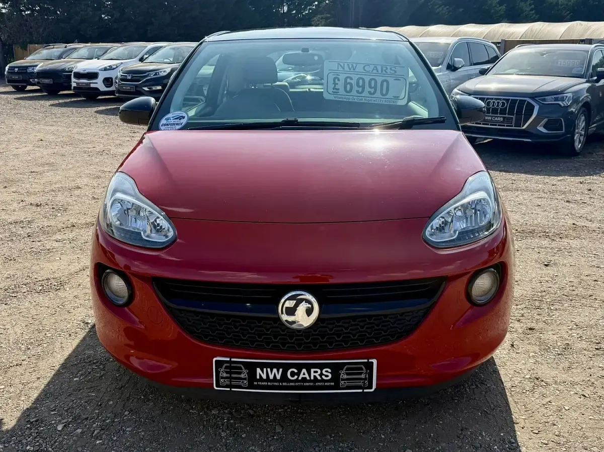 Used Vauxhall Adam 70 HP (51 kW) 2018 Red Hatchback