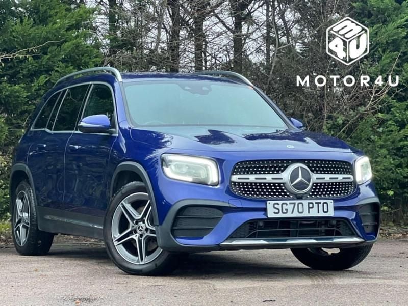 Used Mercedes GLB200 AMG Line Premium 150 HP (110 kW) 2020 Blue SUV