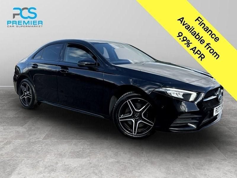 Black Used 2021 Mercedes A250 AMG line Sedan | £14,995 (Good price) - Image 1/3