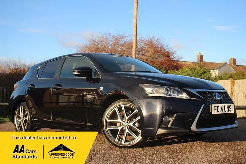 Black Used 2014 Lexus CT200h Sport Line Hatchback | £9,990 (Fair price) - Image 1/3
