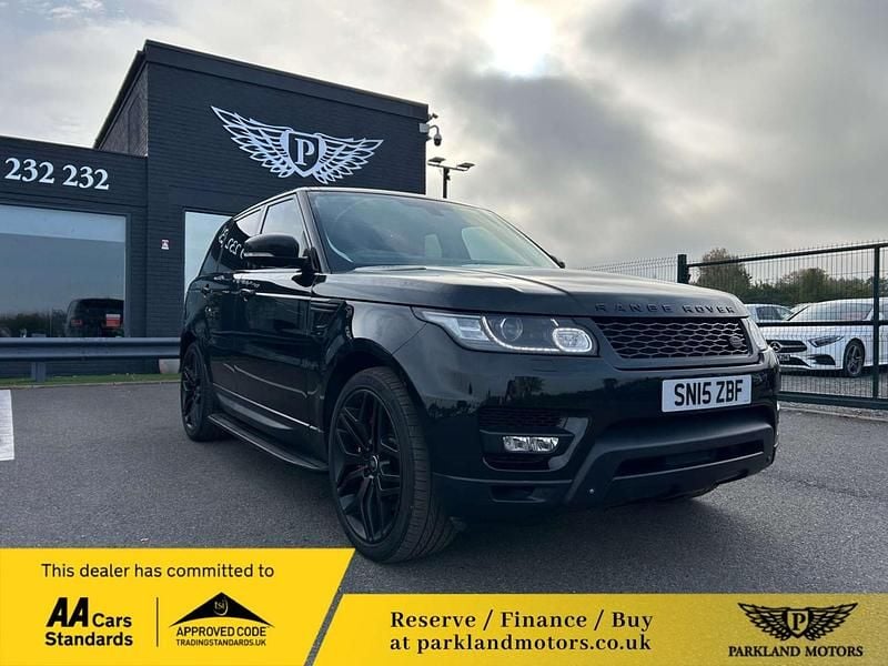Black Used 2015 Land Rover Range Rover Sport HSE Dynamic SUV | £14,995 (Super price) - Image 1/4
