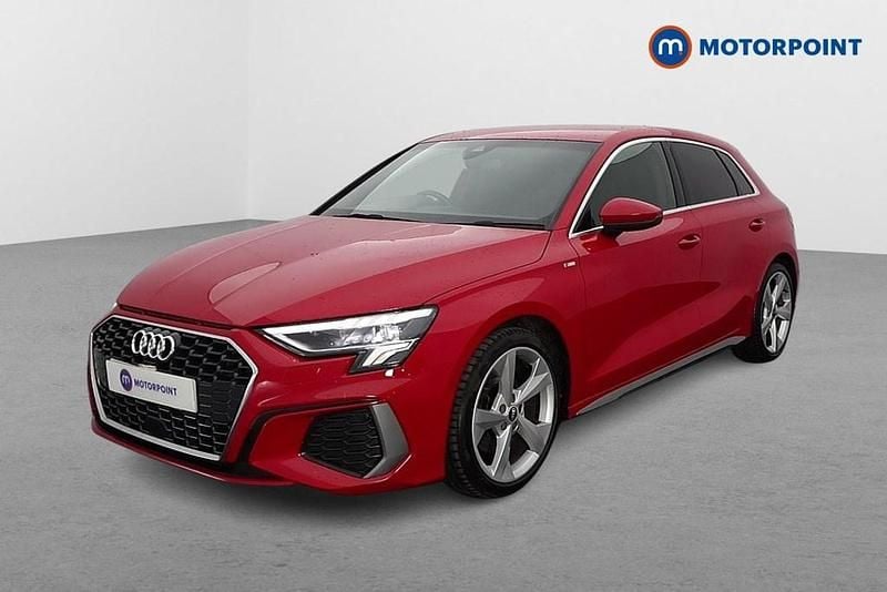 Used Audi A3 S-Line 2021 Red Sedan