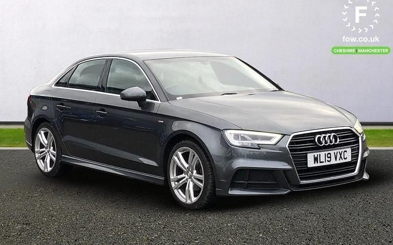 Grey Used 2019 Audi A3 Advanced Plus Sedan | £15,599 (Good price) - Image 1/3