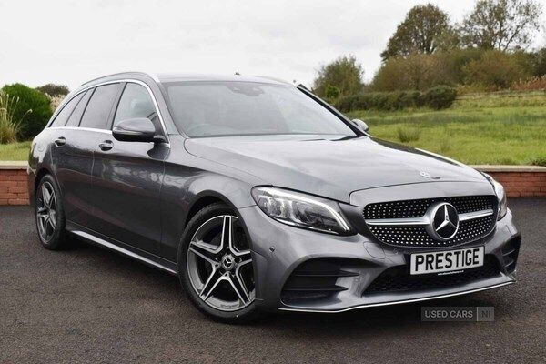 Grey Used 2020 Mercedes C220 AMG line Estate | £21,225 (Fair price) - Image 1/3