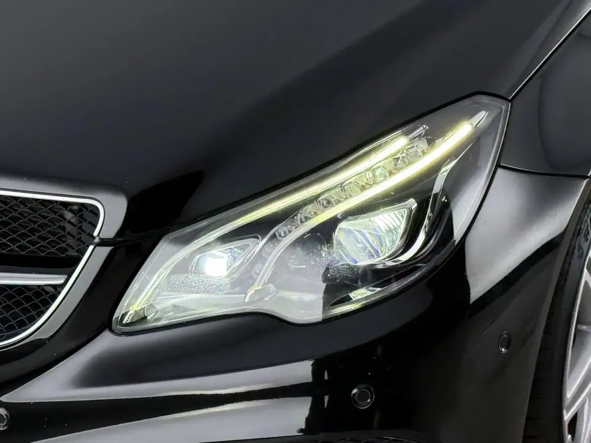 Used Mercedes E220 AMG line 177 HP (130 kW) 2016 Black Coupe