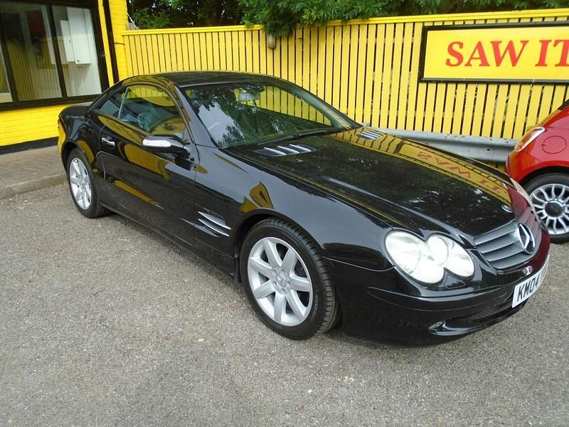 Used Mercedes SL350 245 HP (180 kW) 2004 Black Cabriolet