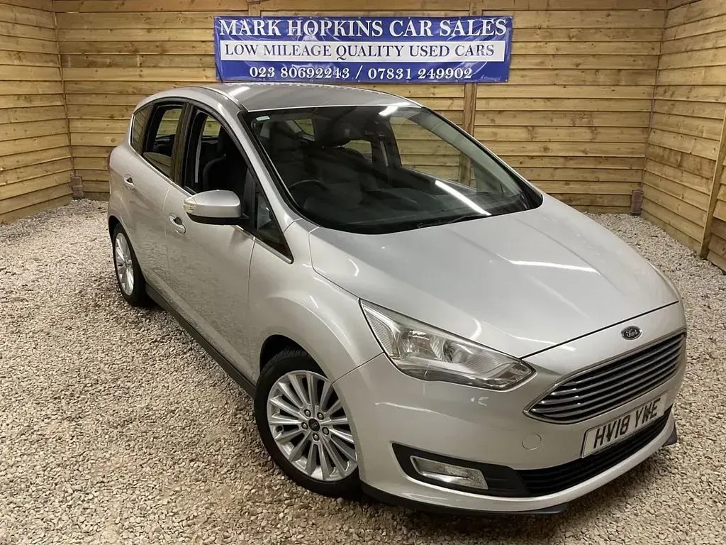 Used Ford C-MAX Titanium 125 HP (91 kW) 2018 Silver MPV