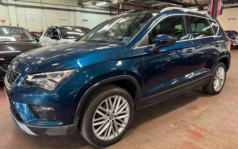 Used Seat Ateca XCELLENCE 150 HP (110 kW) 2019 Blue SUV