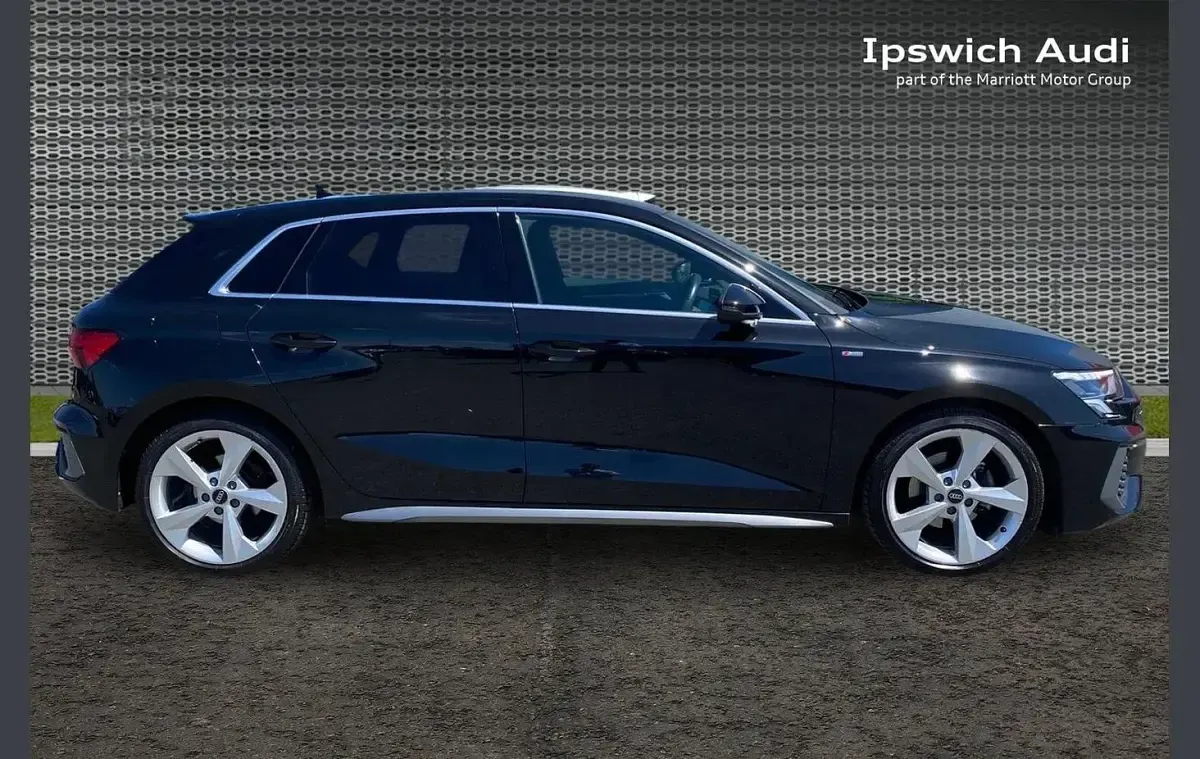 Used Audi A3 S-Line 108 HP (79 kW) 2023 Black Sedan