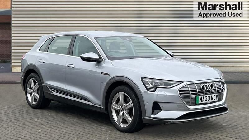 Silver Used 2020 Audi e-tron Advanced SUV | £17,491 (Fair price) - Image 1/4