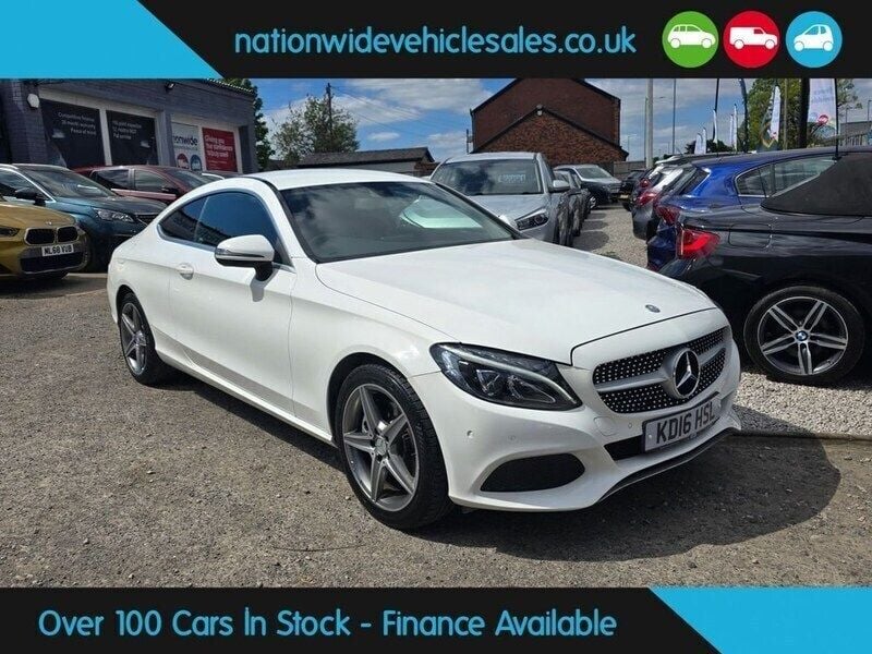 White Used 2016 Mercedes C300 Coupe | £13,203 (Good price) - Image 1/2