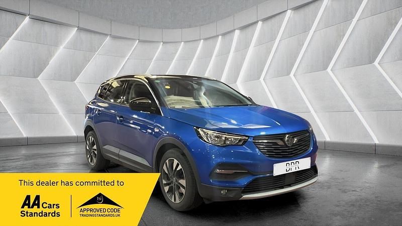 Used Vauxhall Grandland X Sport 130 HP (95 kW) 2018 Blue SUV