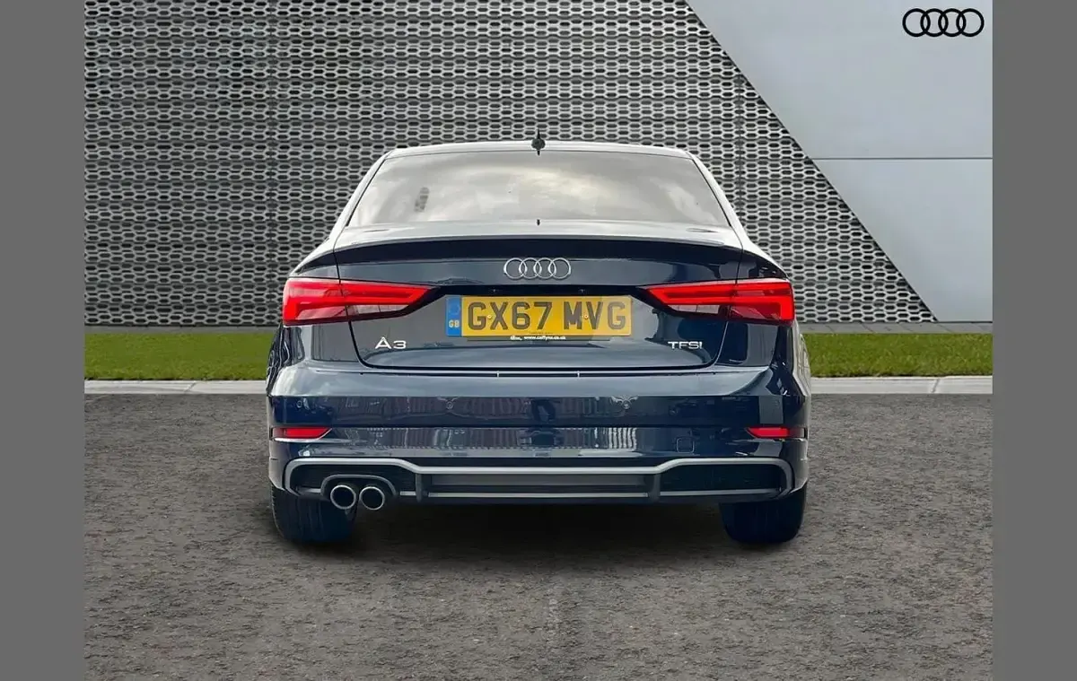 Used Audi A3 S-Line 150 HP (110 kW) 2017 Blue Sedan