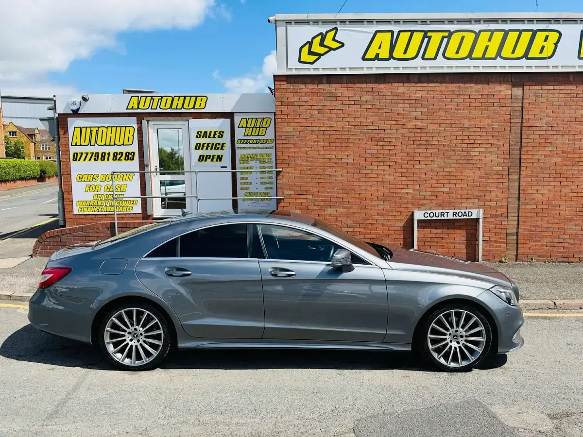 Used Mercedes CLS220 AMG Line Premium 174 HP (127 kW) 2016 Grey Coupe