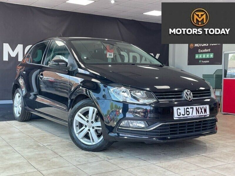 Black Used 2017 VW Polo Edition Hatchback | £8,790 (Fair price) - Image 1/4