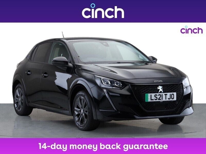 Black Used 2021 Peugeot e-208 Allure Hatchback | £11,199 (Fair price) - Image 1/3