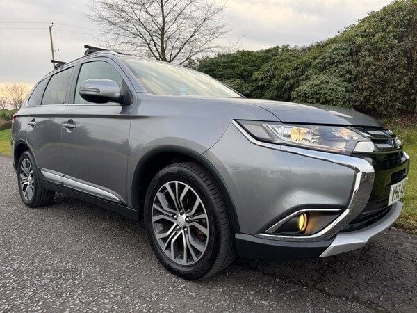 Grey Used 2017 Mitsubishi Outlander SUV | £9,495 (Good price) - Image 1/4
