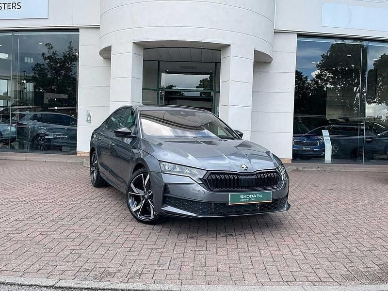 Graphite grey Used 2025 Skoda Octavia SportLine Hatchback | £28,790 - Image 1/4