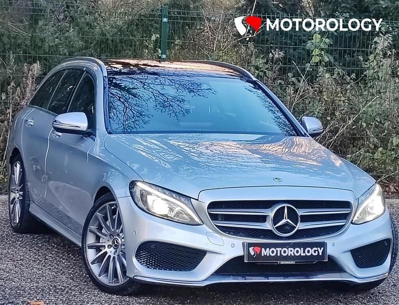 Silver Used 2017 Mercedes C250 AMG Line Premium Plus Estate | £14,995 (Super price) - Image 1/4