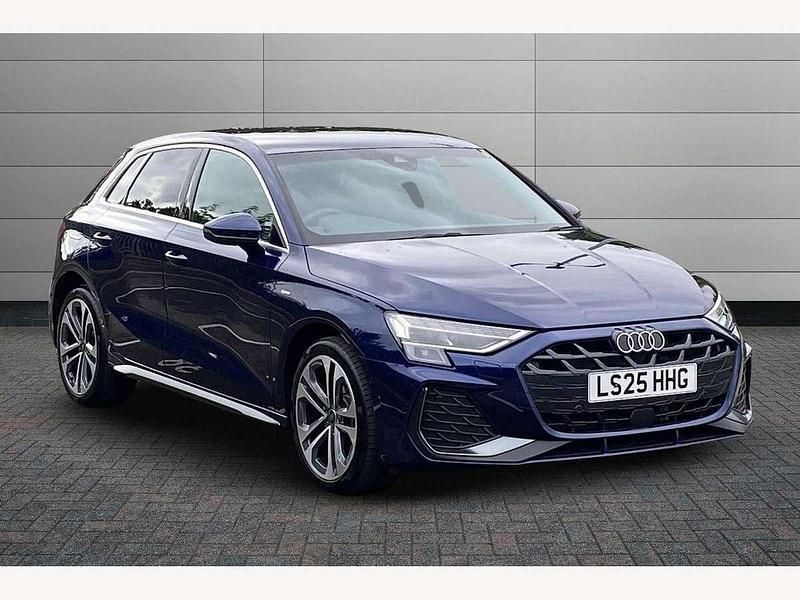 Blue Used 2025 Audi A3 e-tron S-Line Hatchback | £29,350 (A bit pricey) - Image 1/4