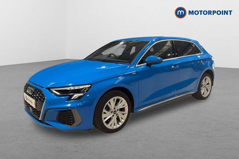 Used Audi A3 e-tron S-Line 2023 Blue Hatchback