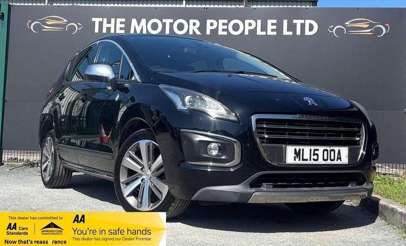 Black Used 2015 Peugeot 3008 Crossway Hatchback | £4,995 (Fair price) - Image 1/4