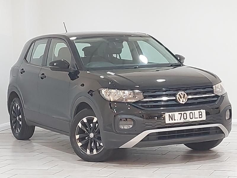 Black Used 2020 VW T-Cross S SUV | £13,998 (Fair price) - Image 1/4