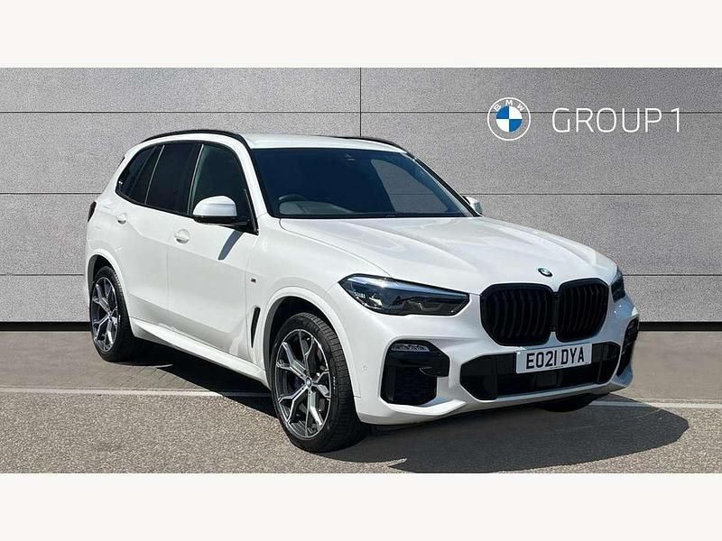 White Used 2021 BMW X5 M Sport SUV | £36,695 (Good price) - Image 1/4