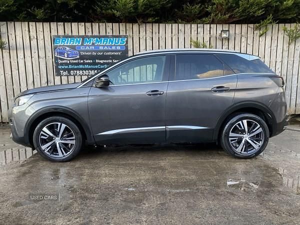 Grey Used 2018 Peugeot 3008 GT-line Hatchback | £11,950 (Fair price) - Image 1/4