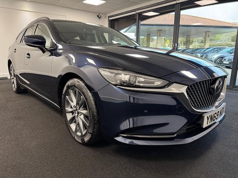 Used Mazda 6 145 HP (106 kW) 2019 Blue Estate